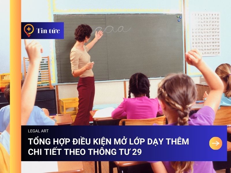 Điều kiện mở lớp dạy thêm