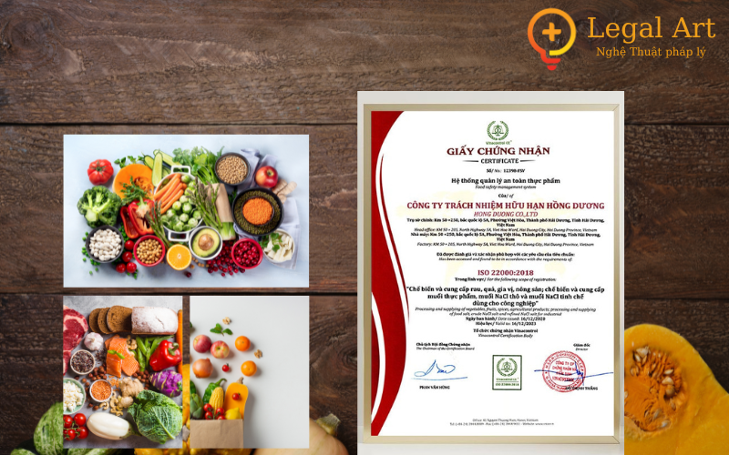 giấy chứng nhận an toàn vệ sinh thực phẩm