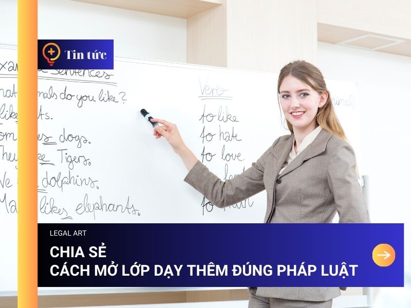 Cách Mở Lớp Dạy Thêm